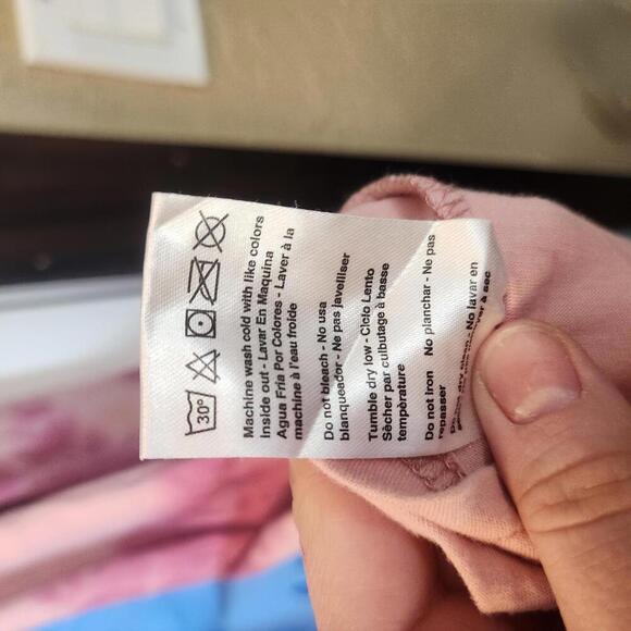 NEFF Long Sleeve Tie-Dye Shirt with Butterfly Design Size Large Streetwear - Picture 4 of 8